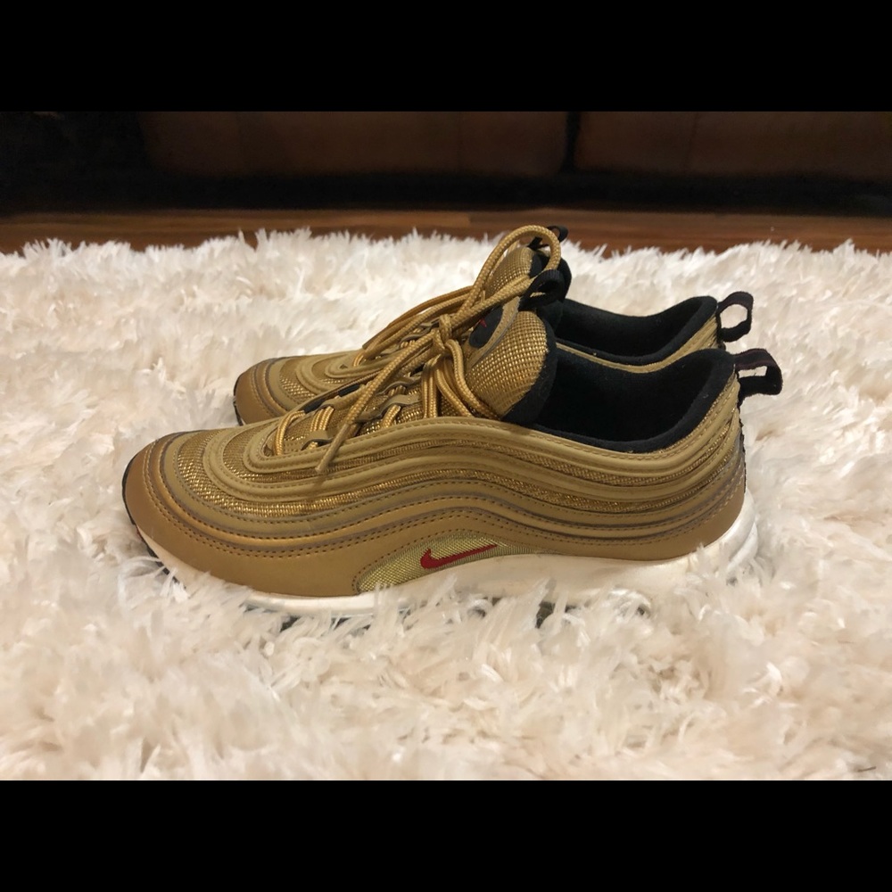 Gold Nike Air Max 97
